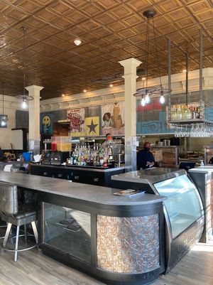 Bar at The Vegan Club in Cleveland