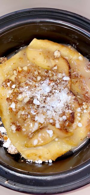 The Vegan apple tart  at The Vegan Club in Cleveland