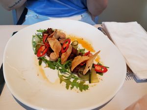 Spicy tofu at Mama Gaia in Haarlem