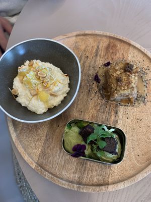 Dessert assortment  at Mama Gaia in Haarlem