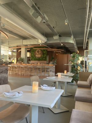 Mooi pand, goede plek voor een geheel plantbased restaurant  at Mama Gaia in Haarlem