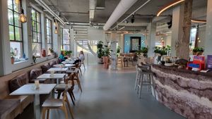 Interior at Mama Gaia in Haarlem