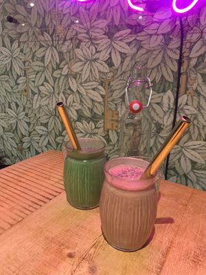 Smoothies - Green Goodness & Snickers Spirit at The Vibe in Liverpool
