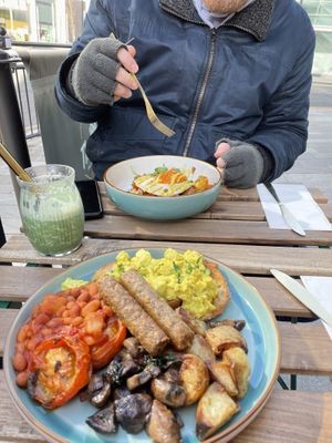 The Big Brekkie and the hash stack!  at The Vibe in Liverpool