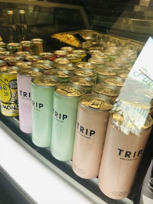 Cold drink selection  at The Vibe in Liverpool