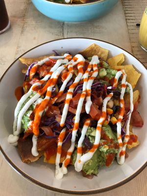 Nacho bowl - delicious! at The Vibe in Liverpool