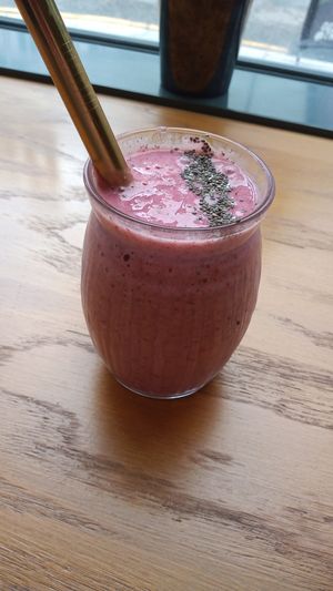 Boss berry bliss smoothie at The Vibe in Liverpool