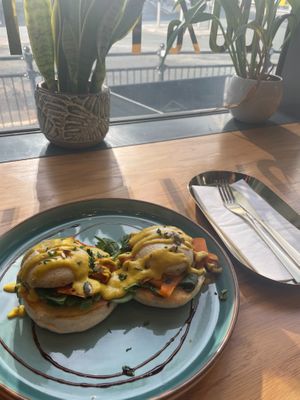 Veggs royal presentation taste is 100% at The Vibe in Liverpool