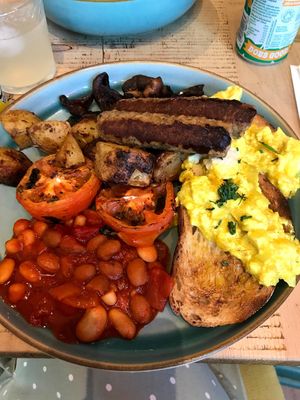 English breakfast at The Vibe in Liverpool