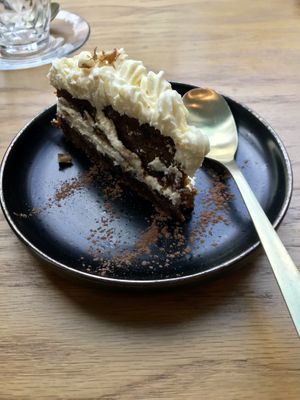 Carrot cake at The Vibe in Liverpool