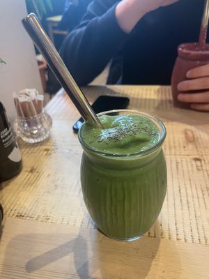 Green smoothie   at The Vibe in Liverpool