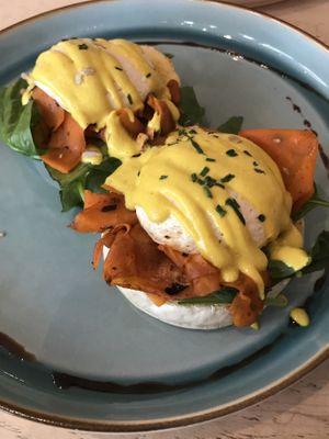 Vegan Veggs royals at The Vibe in Liverpool