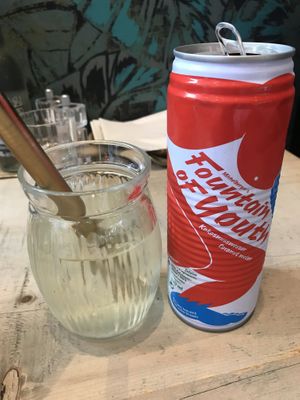 Coconut water  at The Vibe in Liverpool