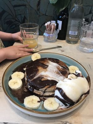 Kids pancakes  at The Vibe in Liverpool