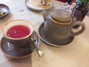 Berry tea at The Vibe in Liverpool