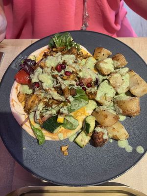 Lovely plant based food and coffee  at The Vibe in Liverpool