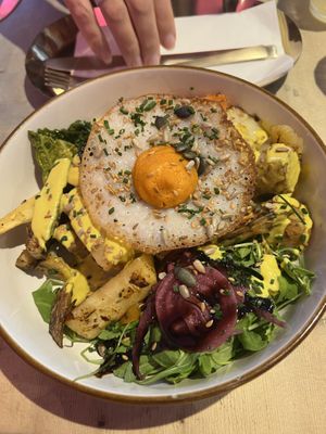 Vegan egg!!  at The Vibe in Liverpool