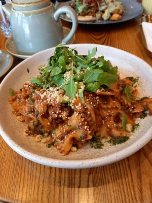 Pasta and lentils at The Vibe in Liverpool