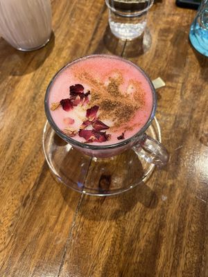 Rose Latte  at The Vibe in Liverpool