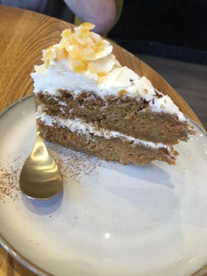 Carrot cake  at The Vibe in Liverpool