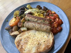 Big one breakfast  at The Vibe in Liverpool