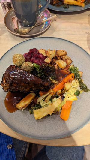 Nut roast at The Vibe in Liverpool