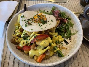 Hash stack #Veganuary at The Vibe in Liverpool