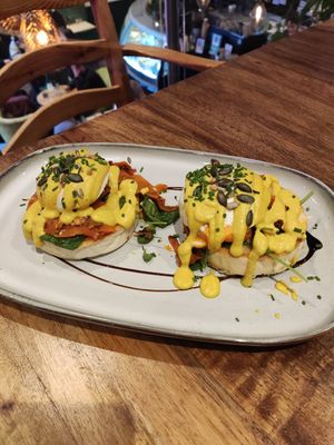 Eggs royale at The Vibe in Liverpool