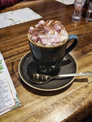 Hot chocolate at The Vibe in Liverpool