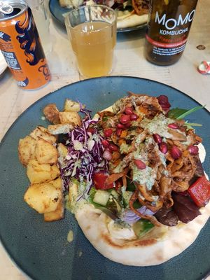 Shroom gyros! Glorious! at The Vibe in Liverpool