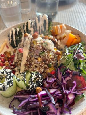 Lovely broccoli bowl at The Vibe in Liverpool