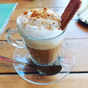 Biscoff latte at The Vibe in Liverpool