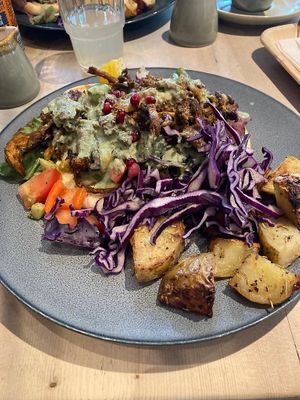 Shroom gyros  at The Vibe in Liverpool