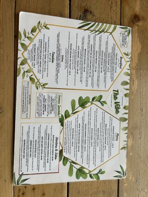 Menu  at The Vibe in Liverpool