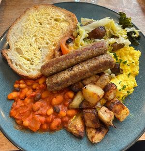 full breakfast  at The Vibe in Liverpool