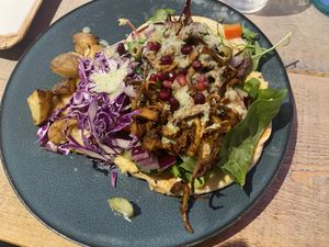 Mushroom gyros   at The Vibe in Liverpool