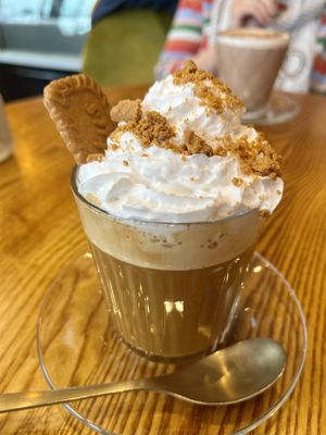Biscoff latte   at The Vibe in Liverpool