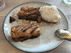 PB+J Brookie w/ice cream at The Vibe in Liverpool