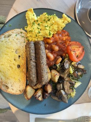 Vegan breakfast   at The Vibe in Liverpool