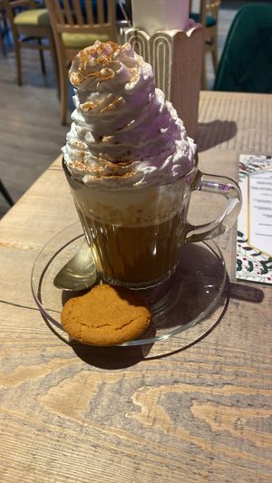 New festive latte   at The Vibe in Liverpool