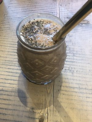 Snickers shake smoothie  at The Vibe in Liverpool