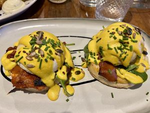 Eggs royale  #Veganuary at The Vibe in Liverpool