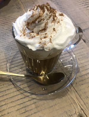 Pumpkin spice latte  #Veganuary at The Vibe in Liverpool