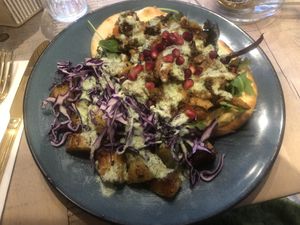 Shroom gyros #Veganuary at The Vibe in Liverpool