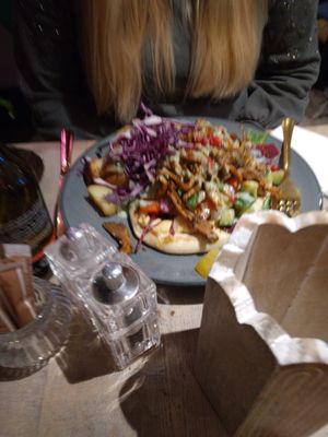 Mushroom Gyros at The Vibe in Liverpool