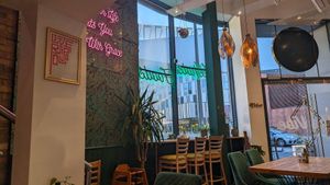 Part of the seating area at The Vibe in Liverpool