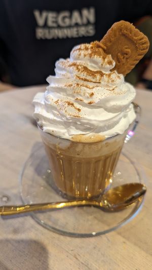 Biscoff latte at The Vibe in Liverpool