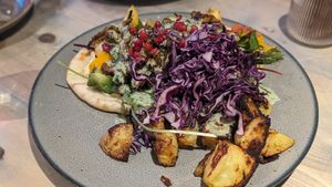 The mushroom gyros at The Vibe in Liverpool
