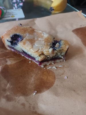 Cherry bakewell at The Vibe in Liverpool