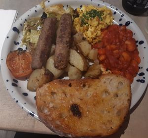 Big One with no mushrooms at The Vibe in Liverpool